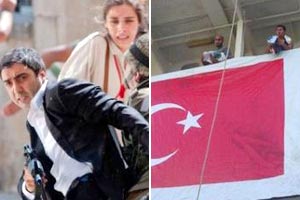 نشطاء أتراك يتحولون لضحايا مجزرة إسرائيل بفيلم "وادي الذئاب"