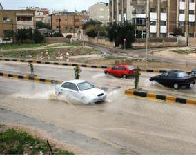 أمطار وسيول في اربد وحرارة مرتفعة !
