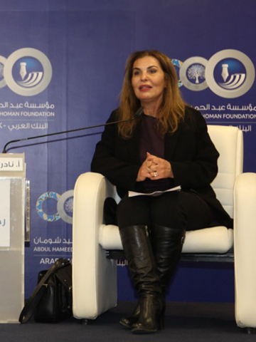 نادرة عمران: مجيئي إلى عمان بمثابة مفتاح الحياة الحقيقي