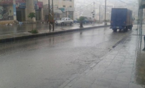 عجلون: انهيارات وتصدعات بالشوارع والاودية بمنطقة راجب