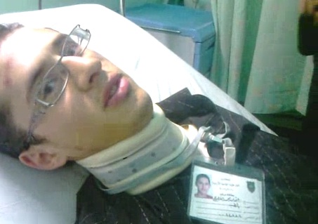 الطالب الاعرج  ..  ضحية عنف انتخابات الاردنية - فيديو