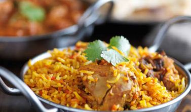 طريقة عمل الأرز الهندي الحار مع دجاج التكا