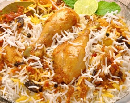 أرز البرياني الهندي بالدجاج