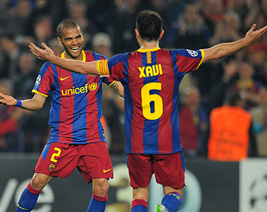 برشلونة يسحق شاختار بأبطال أوروبا 