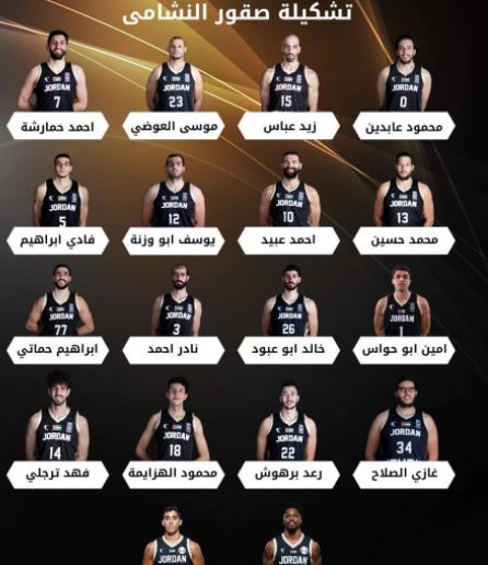 منتخب السلة يعلن تشكيلته لمنافسات كأس آسيا