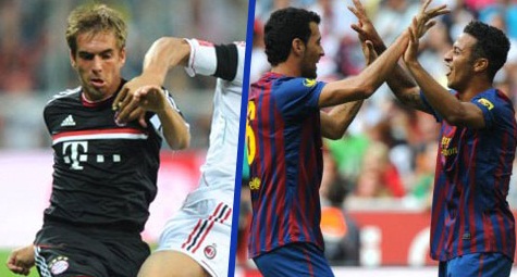 برشلونة يواجه بايرن في نهائي بطولة أودي