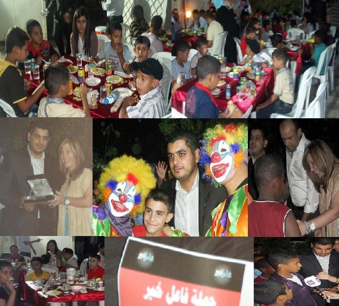افطار خيري لايتام مخيم غزه جرش