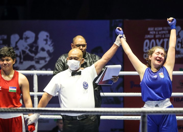 لاعبتا المنتخب الوطني تتأهلان إلى نهائي البطولة الآسيوية للملاكمة