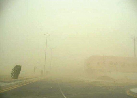 الاجواء المغبرة تنحسر تدريجيا مساء اليوم 