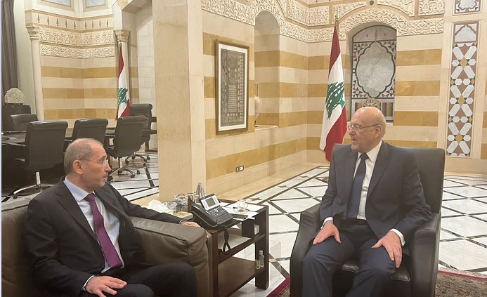 لقاء بين الصفدي ورئيس مجلس الوزراء اللبناني