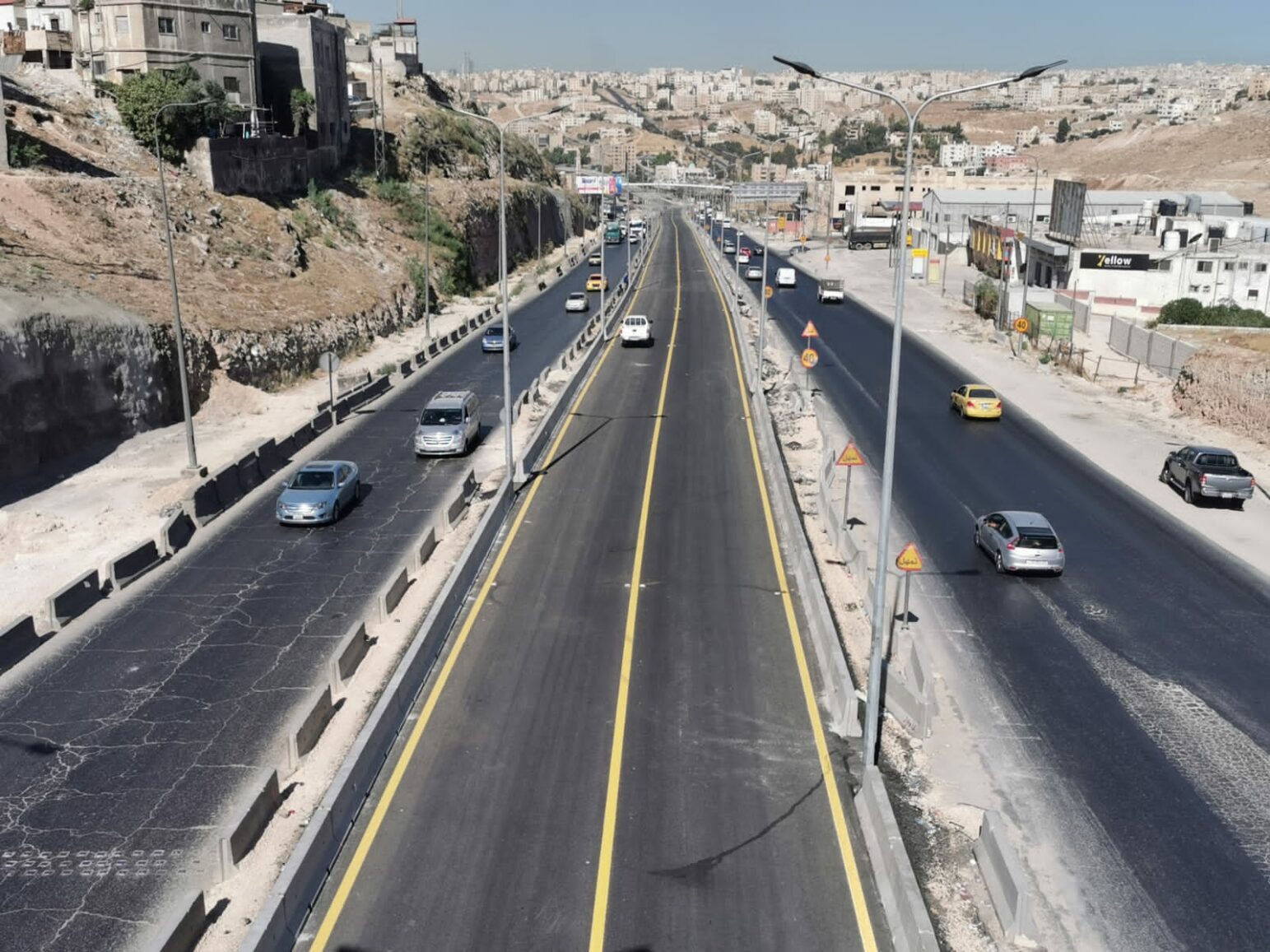 مهم جداً لسالكي طريق عمان الزرقاء
