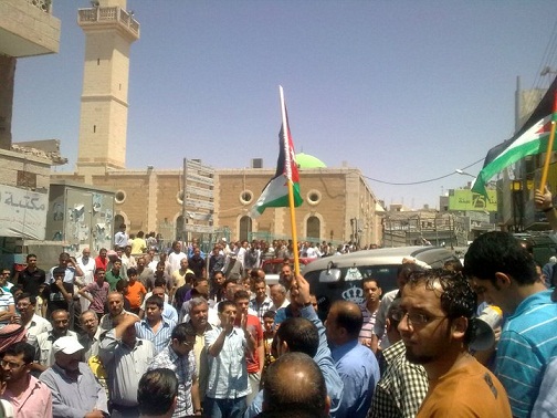 جمعة اجتثاث الفساد في الكرك وجرش والطفيلة