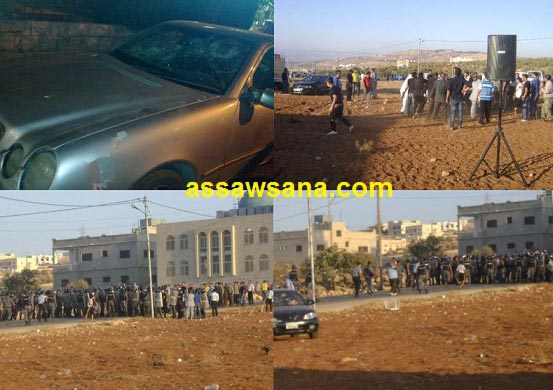 حراكات شعبية تستنكر أحداث  سلحوب