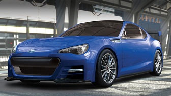 سوبارو تسدل الستار الأولي عن BRZ STi 