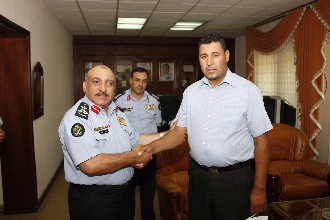 مديرية الأمن العام تكرم عدد من الضباط المتقاعدين واحد المواطنين