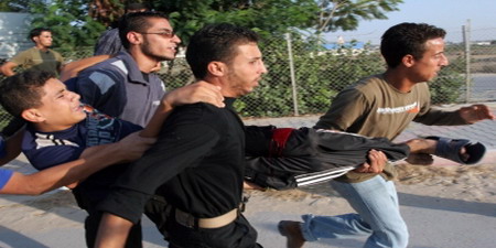 استشهاد 8 فلسطينيين وإصابة 20  بجروح في غارة جوية وقصف مدفعي إسرائيلي على غزة 