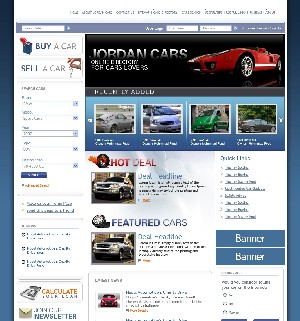 موقع الكتروني جديد لـ سيارات الأردن 