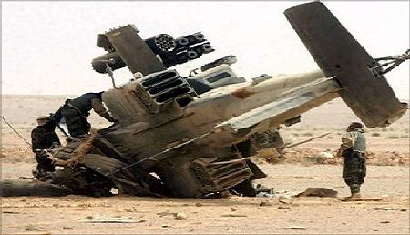 مصرع 14 جنديا اميركيا بتحطم مروحية بالعراق 
