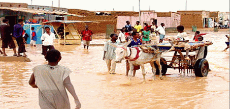 الفيضانات تخلف قتلى وتنشر الكوليرا شرق السودان