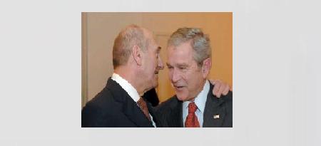 بوش أفرط في شرب الكحول بمنزل اولمرت فقالت له رايس: اغلق فمك ولا تتكلم