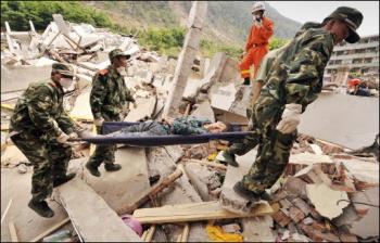 ضحايا زلزال الصين يتجاوز 50 الف قتيل