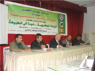 ورشة عمل في مؤسسة اعمار الحصن 