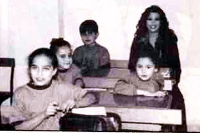 نجوى كرم اثناء ممارستها لمهنة التعليم